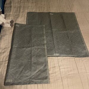 Cotton Buffet Napkins FRETTE 1860 TABLE NAPKINS  23" X 23" square grey